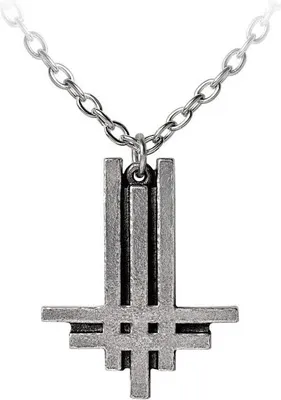 Produktbild von Behemoth Anhänger Damen Cross silberfarben Standard
