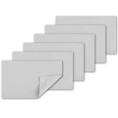 Produktbild von Platzsets Tischläufer Tischmatte Tischdecke, moderne Tischdeko (Hellgrau  / 6x Platzsets)