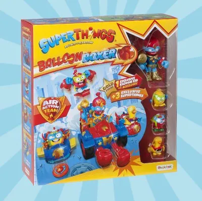 Produktbild von Superthings Ballon Boxer Roboterauto-Set