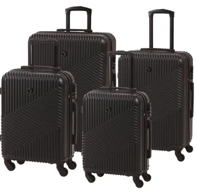 Obrázek produktu pro Cestovní kufr BERTOO Milano - černý set 4v1