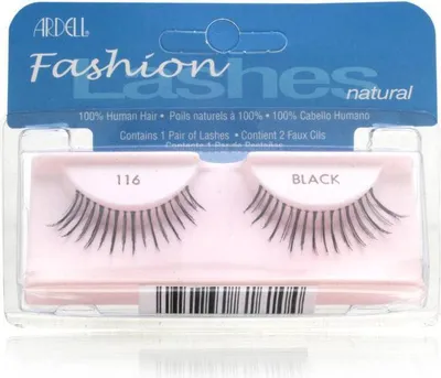 Ardell Natural Falsche Wimpern 116 Black 1xPaar