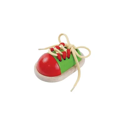 Image de PlanToys Jouets en bois Chaussure à lacets