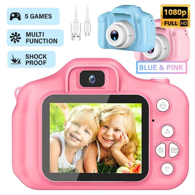 Obrázek produktu pro Digitální foto a video kamera pro děti, kamera podporuje kreativitu a zábavu nejmenších uživatelů, pro experimentování a kreativitu - Fotoaparát
