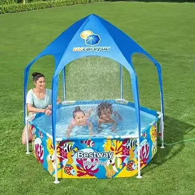 Image de Piscine hors sol steel pro ronde - 183x51