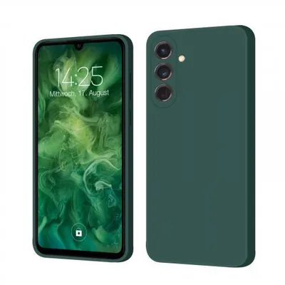 Produktbild von Liquid Silikon Hülle für Samsung Galaxy S Serie - Farbe: Grün - Modellkompatibilität: Für Samsung Galaxy S24