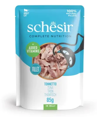 Zdjęcie produktu dla Schesir 01070100, Dorosły, Każda rasa, Tuńczyk, 85 g