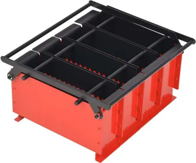 Obrázek produktu pro Lis na papírové brikety ocelový 38x31x18 cm černo-červený