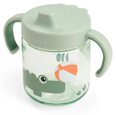 Immagine prodotto di Done By Deer Playground Tazza da apprendimento con beccuccio e 2 manici Verde Verde Taglia unica
