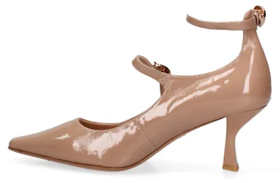 Produktbild von Damenschuhe mit Absatz aus echtem Leder, elegante Mary Jane-Schuhe, schwarz