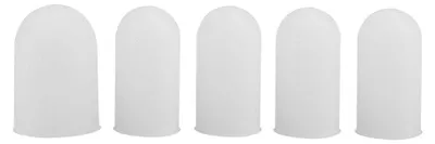 Fingerschützer aus Silikon, 5 Stück, hitzebeständig, rutschfest