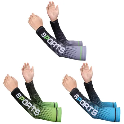 Imagen del producto de Mangas protectoras UV, refrescantes, juego de 3 pares, de varios colores, ideales para el verano y actividades al aire libre