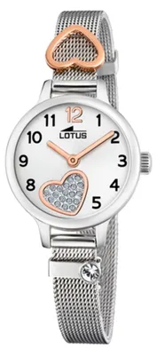 Zdjęcie produktu dla LOTUS zegarek młodzieżowy Junior Elegant 18659/1 zegarek na rękę ze stali nierdzewnej srebrny UL18659/1