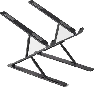Produktbild von Laptopständer Aluminium, verstellbar, 10-15.6 Zoll, schwarz, für Laptop