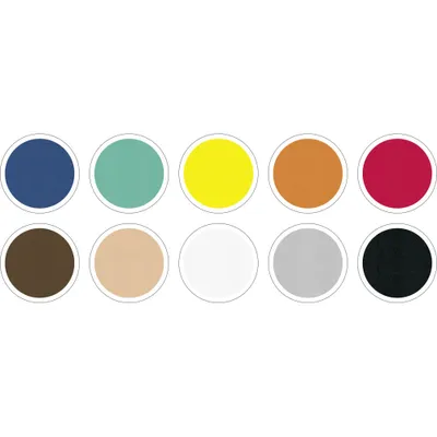Produktbild von folia 231009 - Moosgummi, 2 mm, ca. 20 x 29 cm, 10 Bögen, sortiert in 10 Farben - ideal für vielseitige Bastelarbeiten