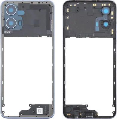 Immagine prodotto di Per Motorola Moto G34 telaio centrale piastra lunetta viola ricambio di riparazione