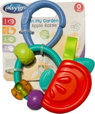 Produktbild von Playgro - Bijtring - Apfelrassel