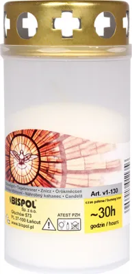 Immagine prodotto di Lampada da cimitero in plastica 100g d6x13cm