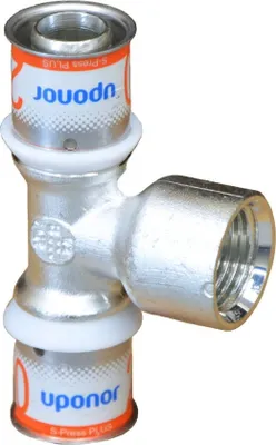 Produktbild von UPONOR S-Press PLUS T-Stück, Innengewinde, 20-Rp1/2"FT-20, 1 Stk.