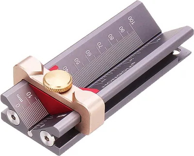 Produktbild von 3-in-1 Multifunktions-Messlehre – Bohrtiefen- und Bohrpunktlehre – Schleifwinkel- und Tischkreissägen-Höhenlehre – Holzbearbeitungswerkzeug