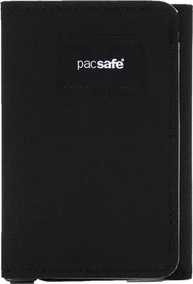 Produktbild von Pacsafe RFIDsafe Trifold Wallet schwarz