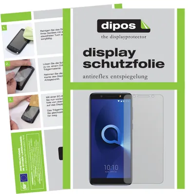 Produktbild von 6x Schutzfolie für Alcatel 3x matt Displayschutzfolie Folie Display Schutz