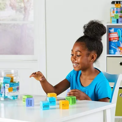 Obrázok produktu pre Learning Resources Ten-Frame, Univerzálne, Kocka (6 strán), Detské, Akékoľvek pohlavie, 5 rok / roky, Rôzne farby