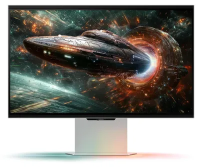 Produktbild von Samsung G90XF Computerbildschirm 68,6 cm (27") 3840 x 2160 Pixel 4K Ultra HD LCD Silber