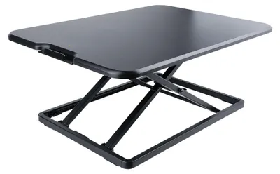 Produktbild von StarTech.com Stehpult Aufsatz für Laptop - Bis zu 8kg - Höhenverstellbarer Laptop Riser - Stehpult Konverter/Stehschreibtischaufsatz - Sitz Steh Arbeitsplatz Plattform, Schwarz, 8 kg, Stahl, 45 - 405 mm, 40,5 cm, 470 mm