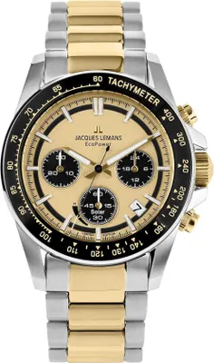 Produktbild von Chronograph Jacques Lemans Silber   Kollektion Eco Power - mann