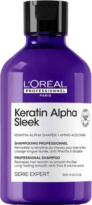Produktbild von Loreal Keratin Alpha Sleek Shampoo - 300 ml
