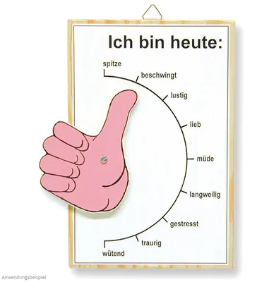 Image de Baromètre d'humeur enfants bois kit