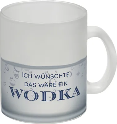 Produktbild von Ich wünschte das wäre ein Wodka Glas Tasse
