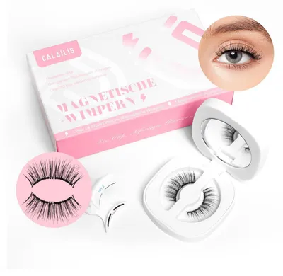 Obrázok produktu pre Magnetické riasy, 1 pár, prírodný vzhľad, bez lepidla, s pinzetou, opakovane použiteľné
