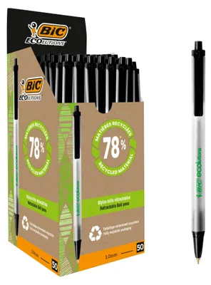 Image de BIC Stylo à bille ECOlutions Clic Stic 8806871 0,4mm noir