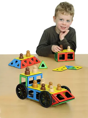 Obrázek produktu pro Polydron Magnetic, sada ovladačů 92ks.