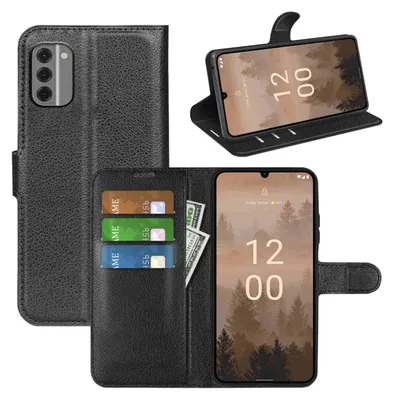 Obrázek produktu pro Pro Nokia G22 Pouzdro na mobilní telefon Black Leatherette Case Cover Case Book New