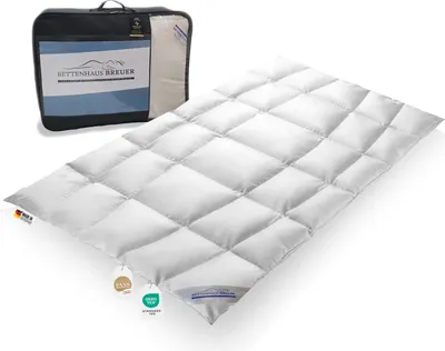 Produktbild von Extra warme 100% premium körperform Daunendecke Bettdecke 135x200 950g