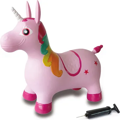 Produktbild von Jamara Hüpftier Einhorn bunt mit Pumpe