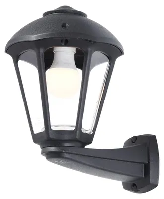 Immagine prodotto di Lampada da parete Giampy 1xE27 IP55 L.21 x P.27 x A.31,5 cm in resina nera