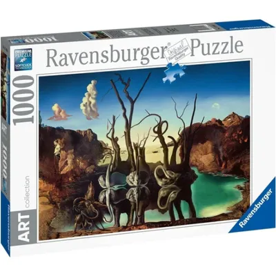 Produktbild von RAVENSBURGER Puzzle Art Collection: Schwäne 1000 Teile