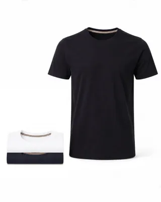 Produktbild von Mivaro Herren T Shirt 3er Pack Basic Rundhals aus 100% Baumwolle Regular Fit kurzarm atmungsaktiv angenehm weich pflegeleicht bis 5XL ideal für Arbeit Freizeit und Alltag