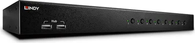 Image de Lindy 8 Port DVI-I Single Link, USB 2.0 et Audio KVM Switch Pro