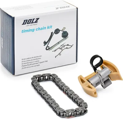 Produktbild von DOLZ SKCC016 Steuerkettensatz Steuerkette für FORD Fiesta Mk6 Schrägheck (JA8, JR8) Fiesta Mk5 Schrägheck (JH1, JD1, JH3, JD3) Focus II Schrägheck