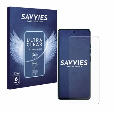 A product shot featuring a phone screen protector and its packaging.