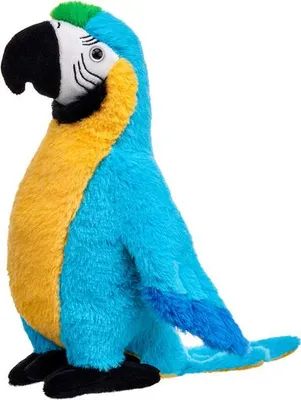 Image de Perroquet Ara bleu BEPPE 28 cm 13746