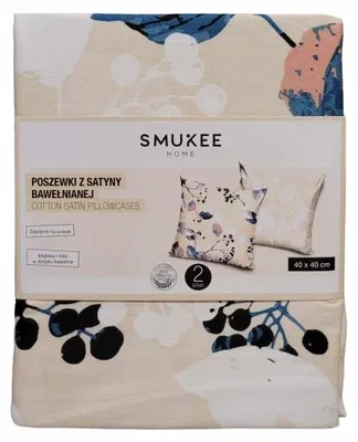 Obrázok produktu pre Smukee Home Bavlnený satén Obliečky na vankúše 2 ks 40x40 cm