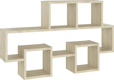 Obrázok produktu pre vidaXL Nástenná polica v tvare auta Sonoma Oak 82x15x51 cm Materiál dreva