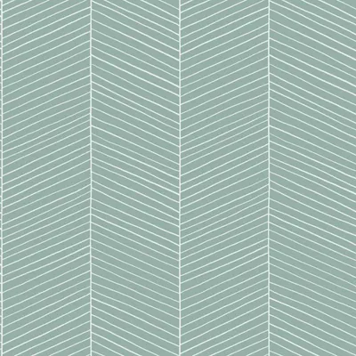 Produktbild von ESTAhome Tapete Fischgrätmuster Mintgrün 53 cm x 10.05 m