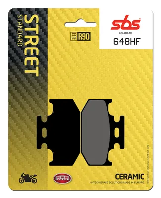 Produktbild von Bremsbelag SBS 648HF (Satz pro Scheibe) Street Ceramic