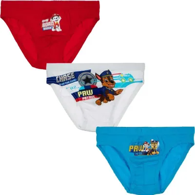 Produktbild von Paw Patrol Kinder Jungen Unterhose Slips 3er Pack – 116/128